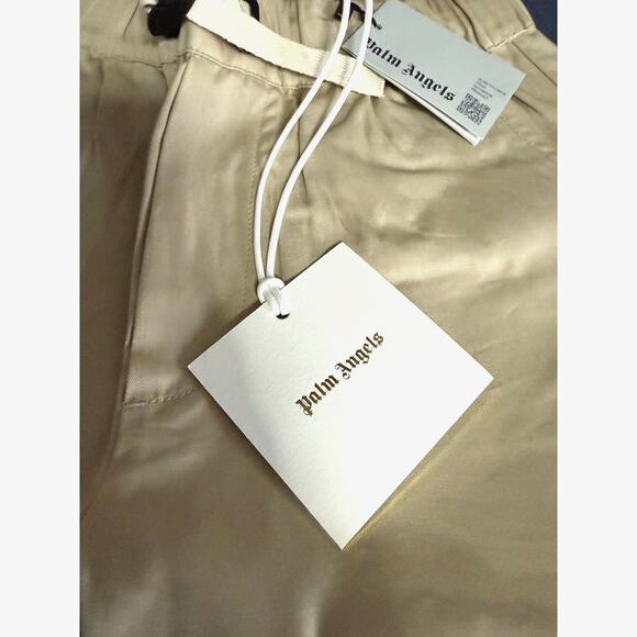 RETAIL $345 Palm Angels Kids Logo Khaki Pants*BRAND-NEW with tags*SZ 12 - Picture 5 of 5